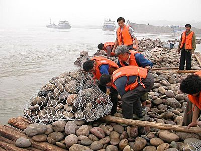 石籠網沉排使用步驟介紹